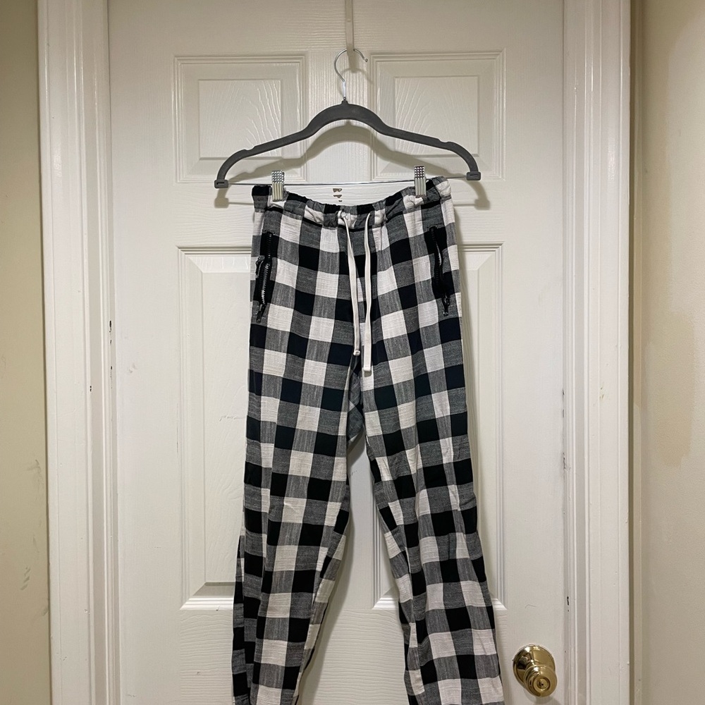 Versatile Plaid Pants